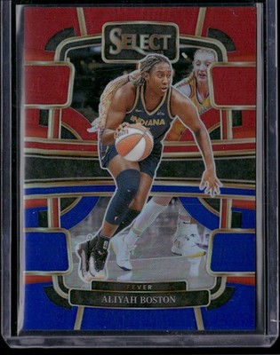 2024 Panini Select WNBA #52 Aliyah Boston Prizms Red and Blue #/399