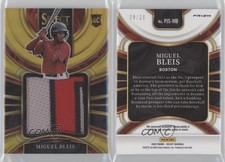 2023 Panini Select Rookie Jumbo Swatch Gold Prizm /10 Miguel Bleis #PJS-MB