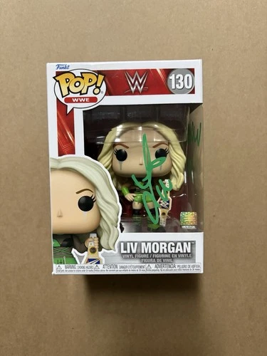 WWE Liv Morgan Funko Pop 130 Signed Autograph Inscribed  JSA Witness COA
