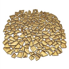 200g Ceramic Mosaic Tiles for Crafts,Irregular Stained Ceramic 0.2"x0.8" Porc...