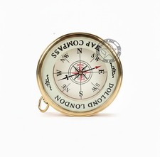 to Brass Sundial Round Compass Marine Working Direction