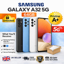 Samsung Galaxy A32 5G 64GB Unlocked Android Smartphone All Colours Pristine A+