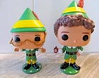 FUNKO POP BUDDY the ELF w/ MAPLE SYRUP & PAPA ELF BOTH LOOSE NO BOXES EUC