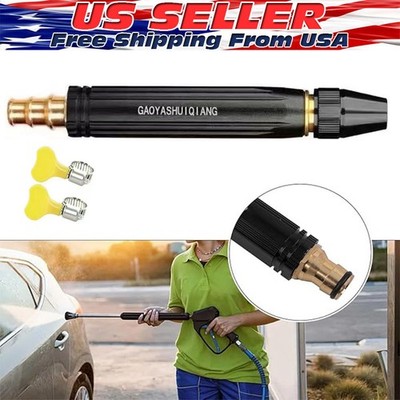 Larnto High Pressure Hose Nozzle Water Gun for Car Wash Garden Pressure Booster