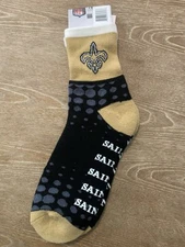 New Orleans Saints NFL Football MensCrew Socks