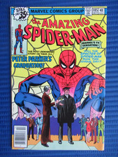 AMAZING SPIDER-MAN # 185 - (VF-) -PETER PARKER'S GRADUATION-WHITE DRAGON-HARRY