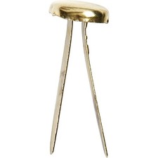 Paper Binders, L: 20 mm, gold, 70pcs