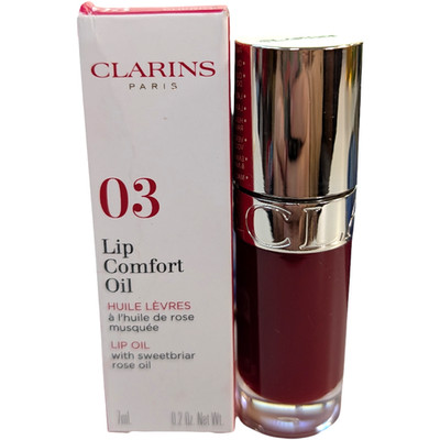 Clarins Lip Comfort Oil 0.2 oz #03 CHERRY, Damaged Box, Free Shipping