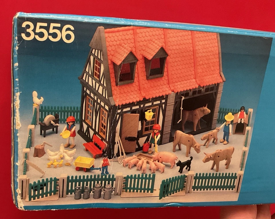 Playmobil 3556 (V1) 1982/83 Bauernhof NEU & OVP - Bild 3 von 4