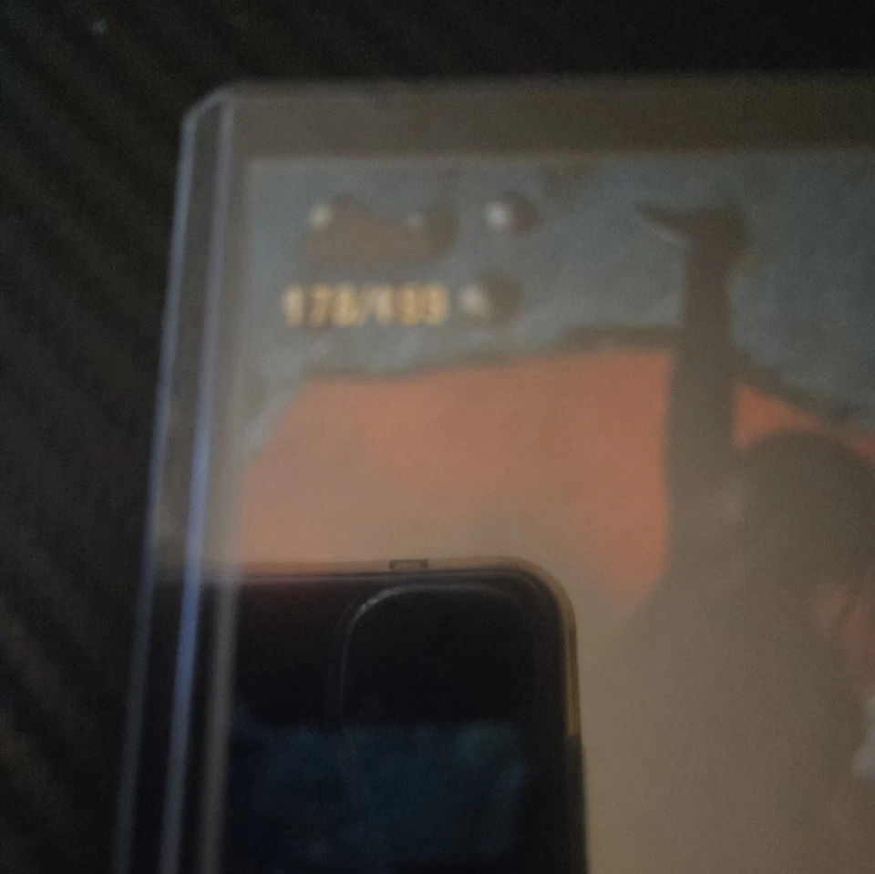 2025 Topps Chrome WWE X Cactus Jack Travis Scott Blue Shimmer Refractor 178/199 - Image 3 of 3