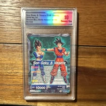 2026-07-22 · $15 · Son Goku & Vegeta SSB Vegito, Energy Eruption BT7-025 Crown 10 gem