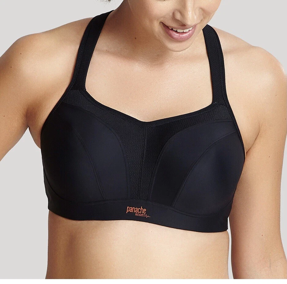 Padded-strap moulded sports bra High-impact support, I.FIV5