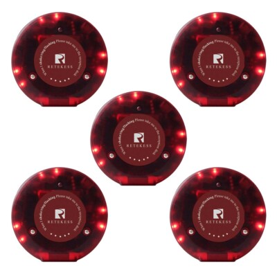Retekess Original Buzzers 5PCS for T119 Restaurant Pager Calling System Cafe Bar
