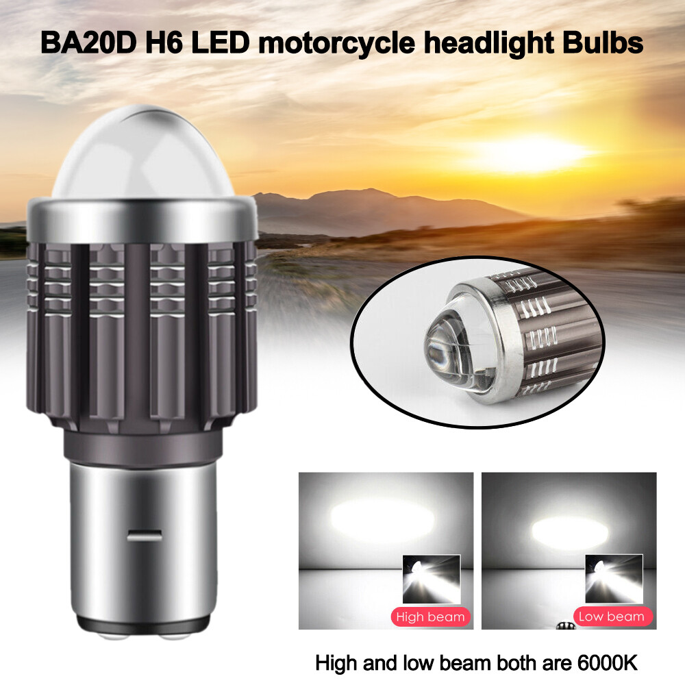 Lampadina H6 LED Per Fari Moto, 2022 Nuove Lampadine Per Fari BA20D LED - 10