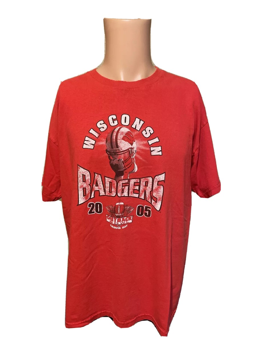 Vintage 2005 Wisconsin Badgers OUTBACK BOWL Shirt Size XL Mens