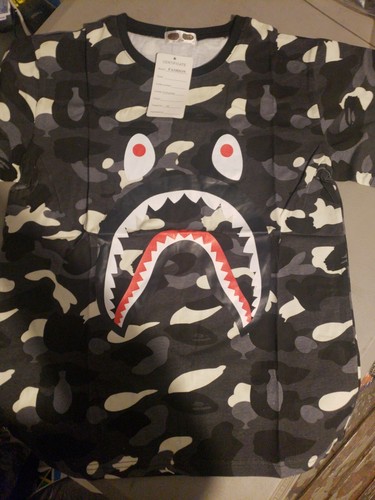 Buy bape camo t shirt size xl Online in 