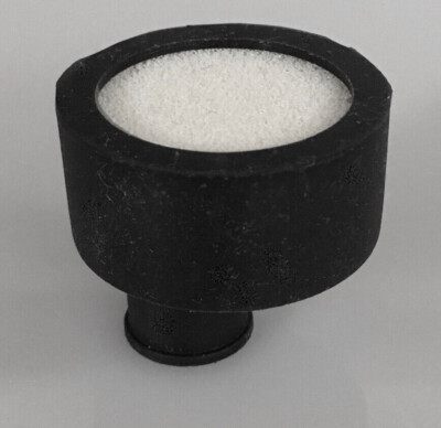 Silicone air filter 1:10 2.11 - 2.95 cc black with foam insert partCore