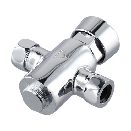 Chrome Timed Non Concussive Exposed Shower Valve Self Closing Gym Pool Schools - Picture 8 of 12