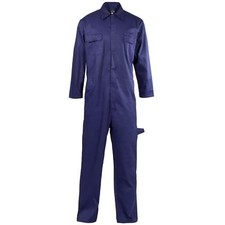 Mens Work Coveralls Navy Overalls Warehouse Garage Mechanics Boilersuit Suit