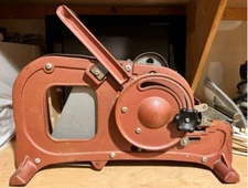 VINTAGE CAST IRON TAPE SHOOTER SOLID HEAVY