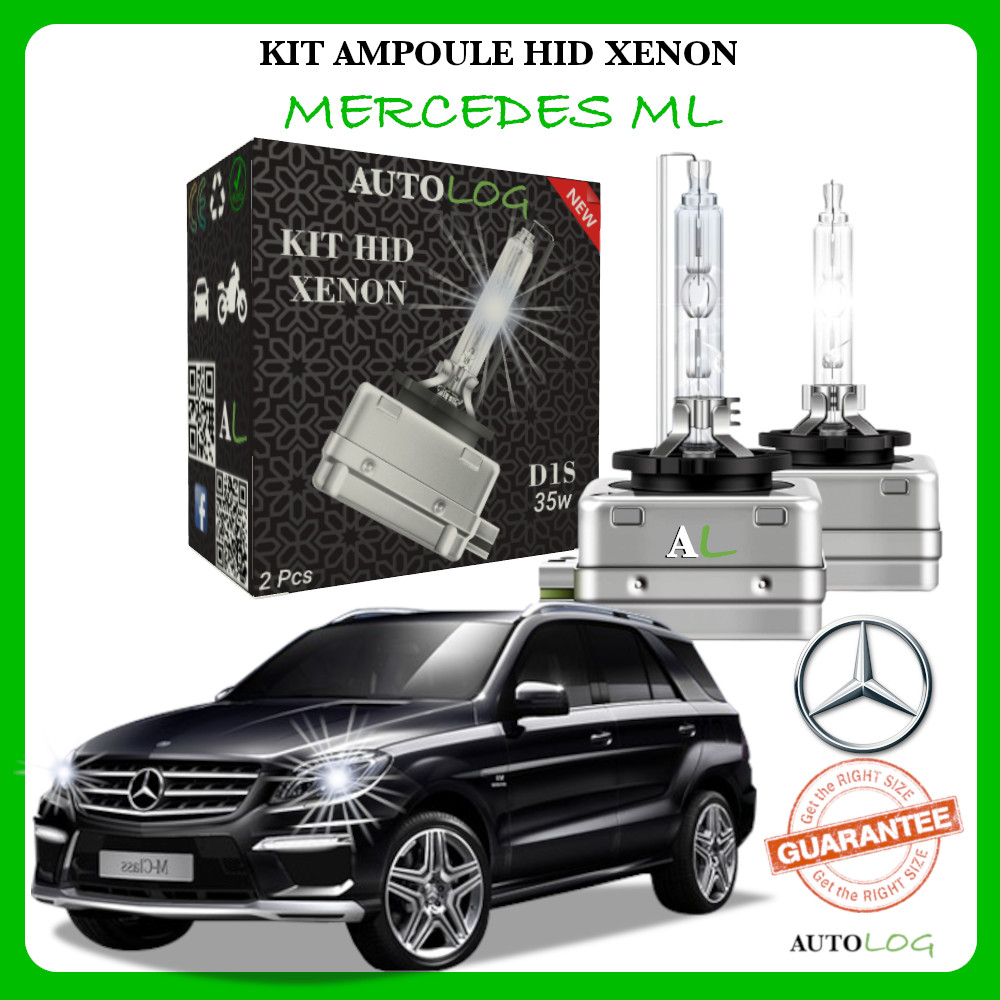 Ampoule Xénon Mercedes ML 35W D2S - Éclairage Feux de Croisement Blanc Pur 6000K