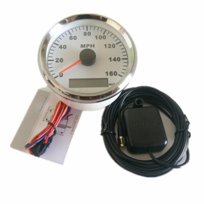 3-3/8'' gps speedometer odometer 160MPH universal car marine waterproof USA STOCK