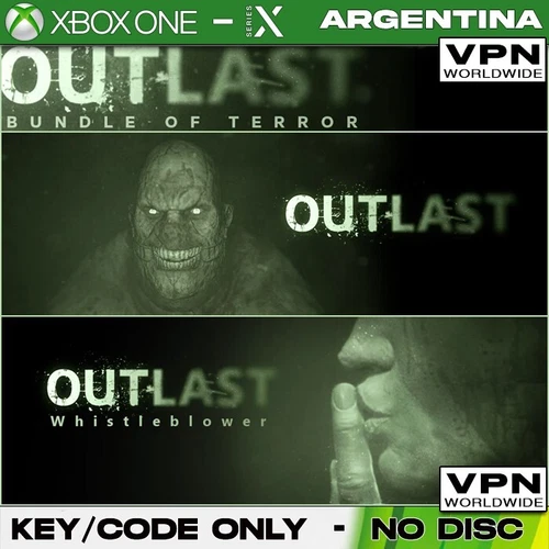 Outlast: Bundle of Terror - Xbox One / Series X|S Key (CODE) ARGENTINA ☑VPN