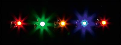 Faller 180652  H0 - TT - N - Z, 5 LED´s, bunt gemischt, Neu + OVP