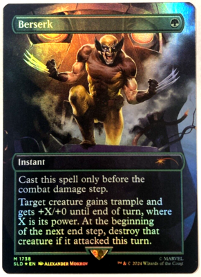 MTG Berserk RAINBOW FOIL Secret Lair x Marvel 1738 NM | eBay