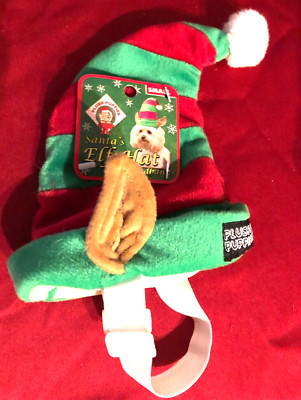 Santa's Elf Christmas Small Hat Pet Dog Cat Headband NEW