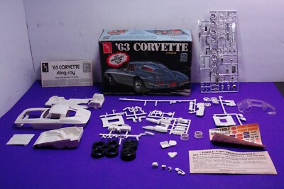 AMT 1963 CORVETTE STINGRAY w/ The CANDIDATE  DECALS  FACTORY  1/25 scale
