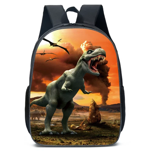 Kids Schoolbag 3D Cartoon Dinosaur Boys Backpack Dinosaur Backpack Schoolbag US - Bild 10 von 45