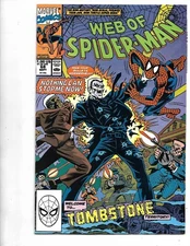Web of Spider-Man #68, 1990, 9.6-9.8, NM +, Tombstone, Stan Lee era, 2nd copy