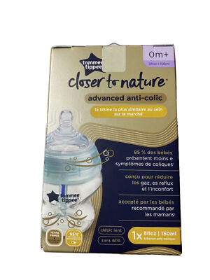 Tommee Tippee Closer to Nature Newborn Om+ Baby Bottles 5oz/150ml
