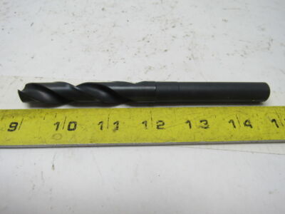 Union Butterfield 35/64'' x 1/2 Reduced Shank Silver & Deming HSS Twist Drill USA