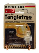 Vintage Recoton Phone Handset Cord Tangle Free Adapter for Telephone Handset New