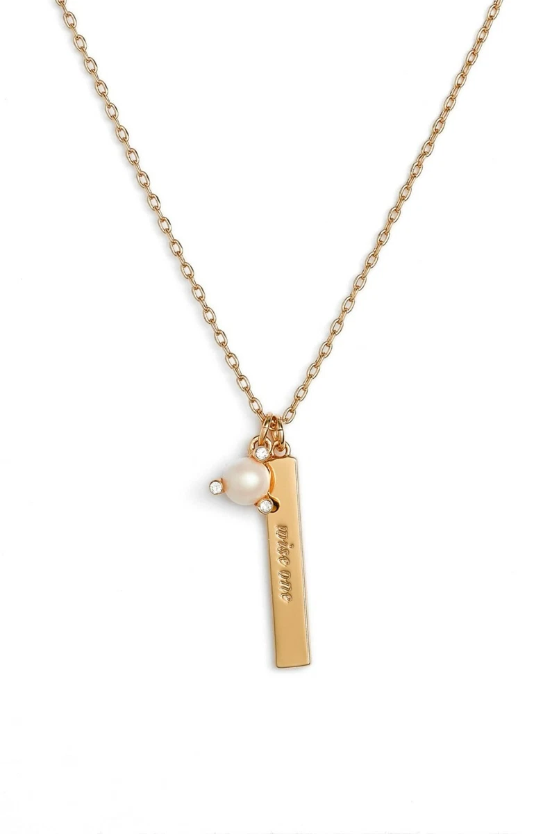 Kate spade born to be necklace clearance
