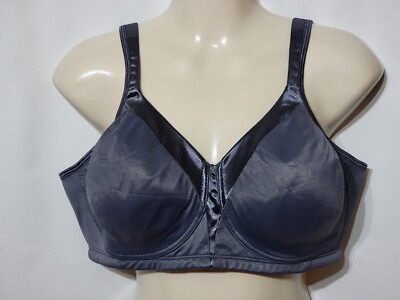 PLAYTEX FULL FIGURE 18 HOUR SLEEK & SMOOTH WIRELESS BRA PRIVATE JET SZ 40D #4803