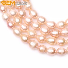 Colorful Potato Freshwater Pearl Loose Beads For Jewelry Craft Making Strand 15"