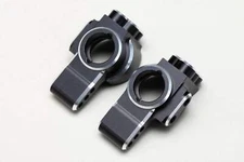 Yokomo Aluminum Rear Hub Carriers (Black) [RD-415AR]