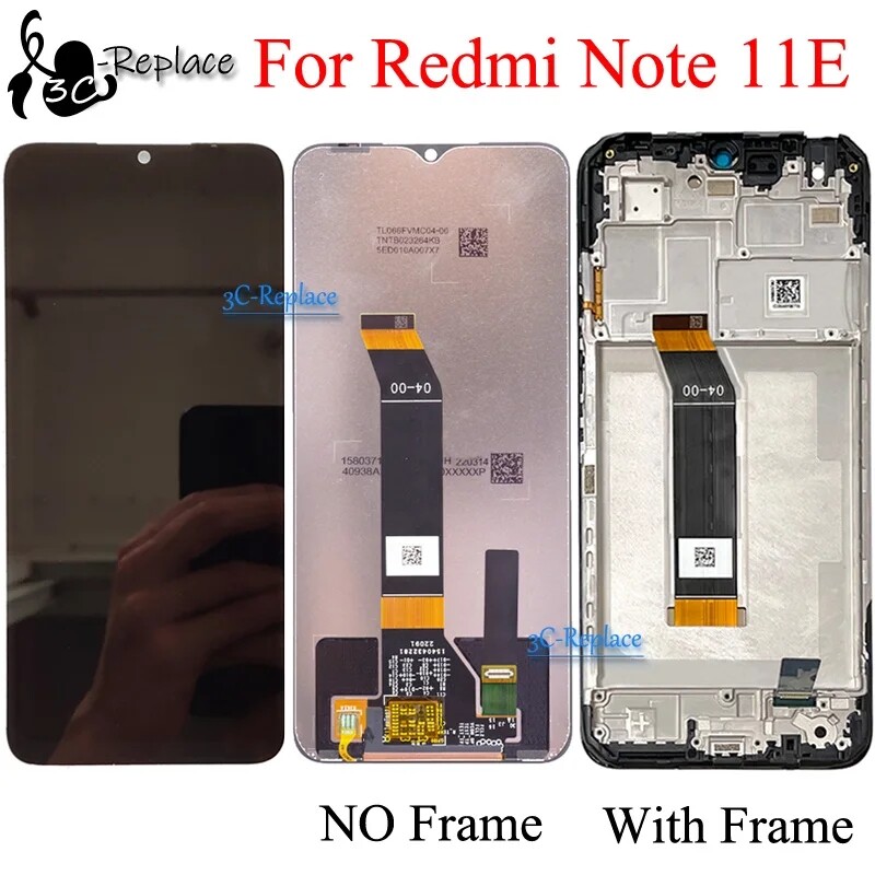 For Xiaomi Redmi Note 11E 22041219C ﻿ LCD Display Touch Screen