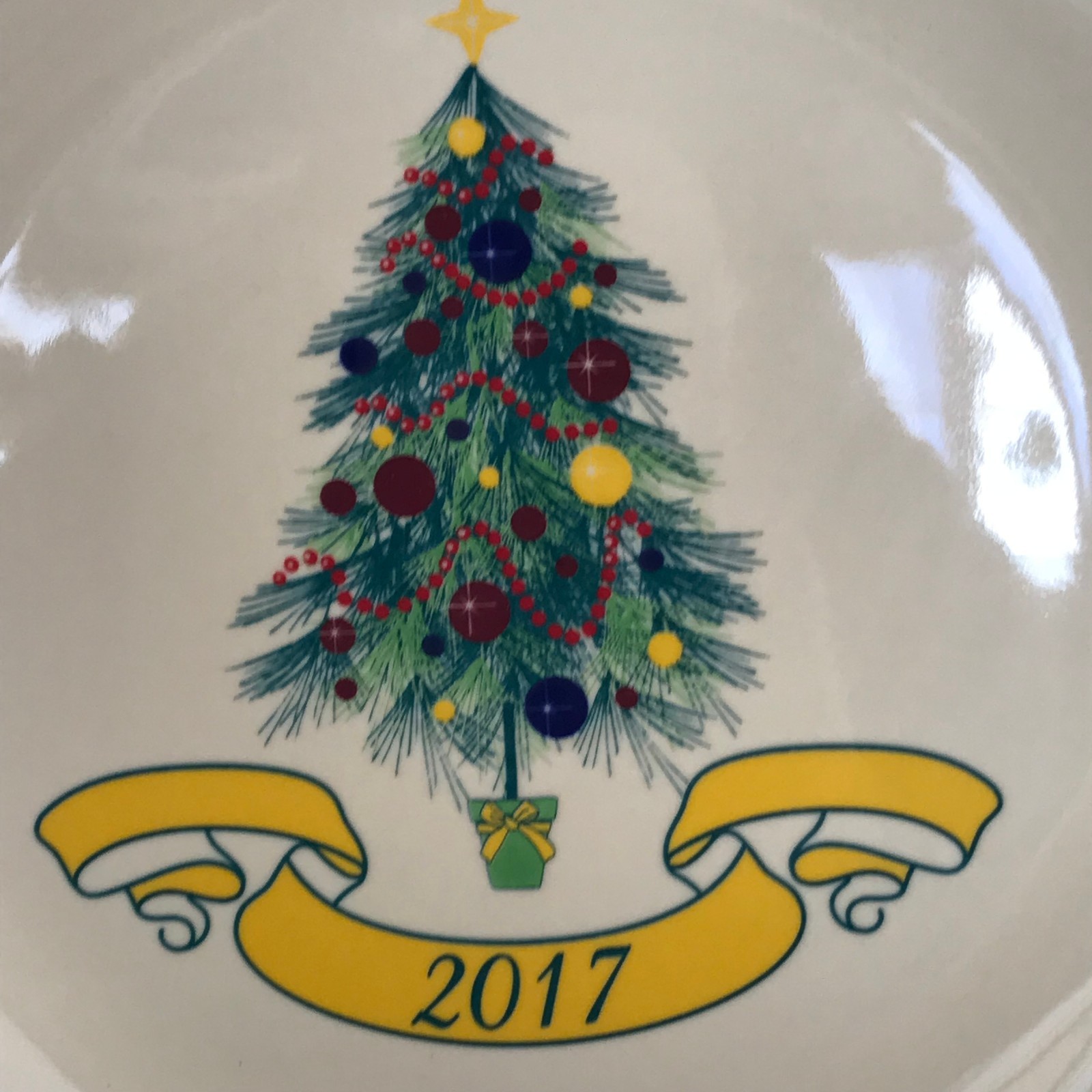 Fiestaware Christmas Tree Dinner Plate Fiesta 2017 Daffodil Holiday eBay