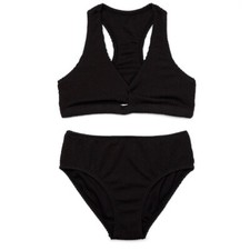Wonder Nation Girls Two Piece Popcorn Twist Bikini Set XS 4-5 New with Tags Nice