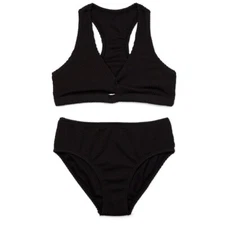 Wonder Nation Girls Two Piece Popcorn Twist Bikini Set Small 6-6X New with Tags