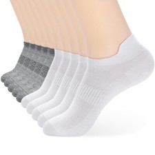 Women's Soft Cotton Ankle Socks Low Cut Thin Athletic Running Socks 6/10 Pairs 