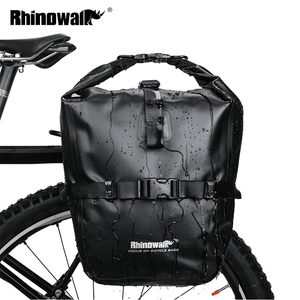 Waterproof Double Panniers Shelf Bag Bike Bicycle Cycle Rear Seat Trunk Rack