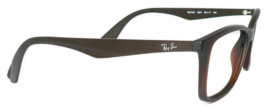 RAY BAN BRILLE BRAUN MATT RB 7047 5451 54 LIGHTRAY 5573 GESTELL 7066  FASSUNG, Foto 2 von 5