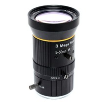 HD 3 million 5-50mm manual zoom surveillance industrial camera lens CS port