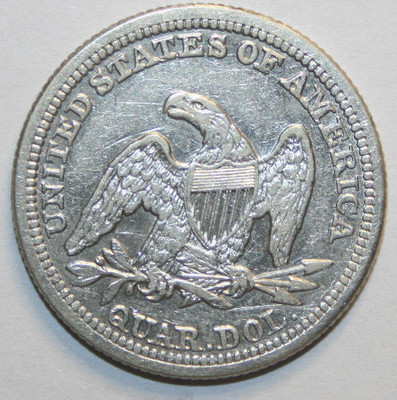 1859 SEATED LIBERTY QUARTER Z9 | eBay