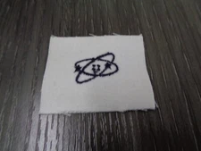 Military US NAVY Electrician Tech STRIKER Patch VIETNAM ISSUE SUMMER WHITES